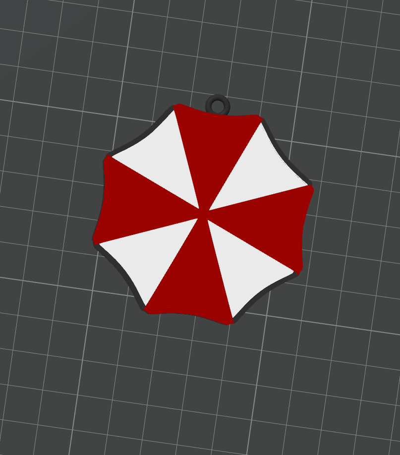 Umbrella Corporation Keychain