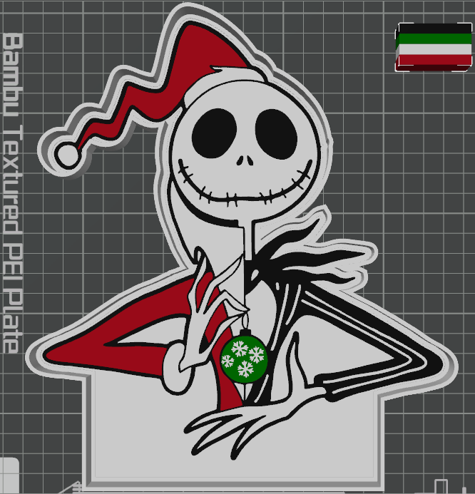 Jack Skellington Christmas Lightbox