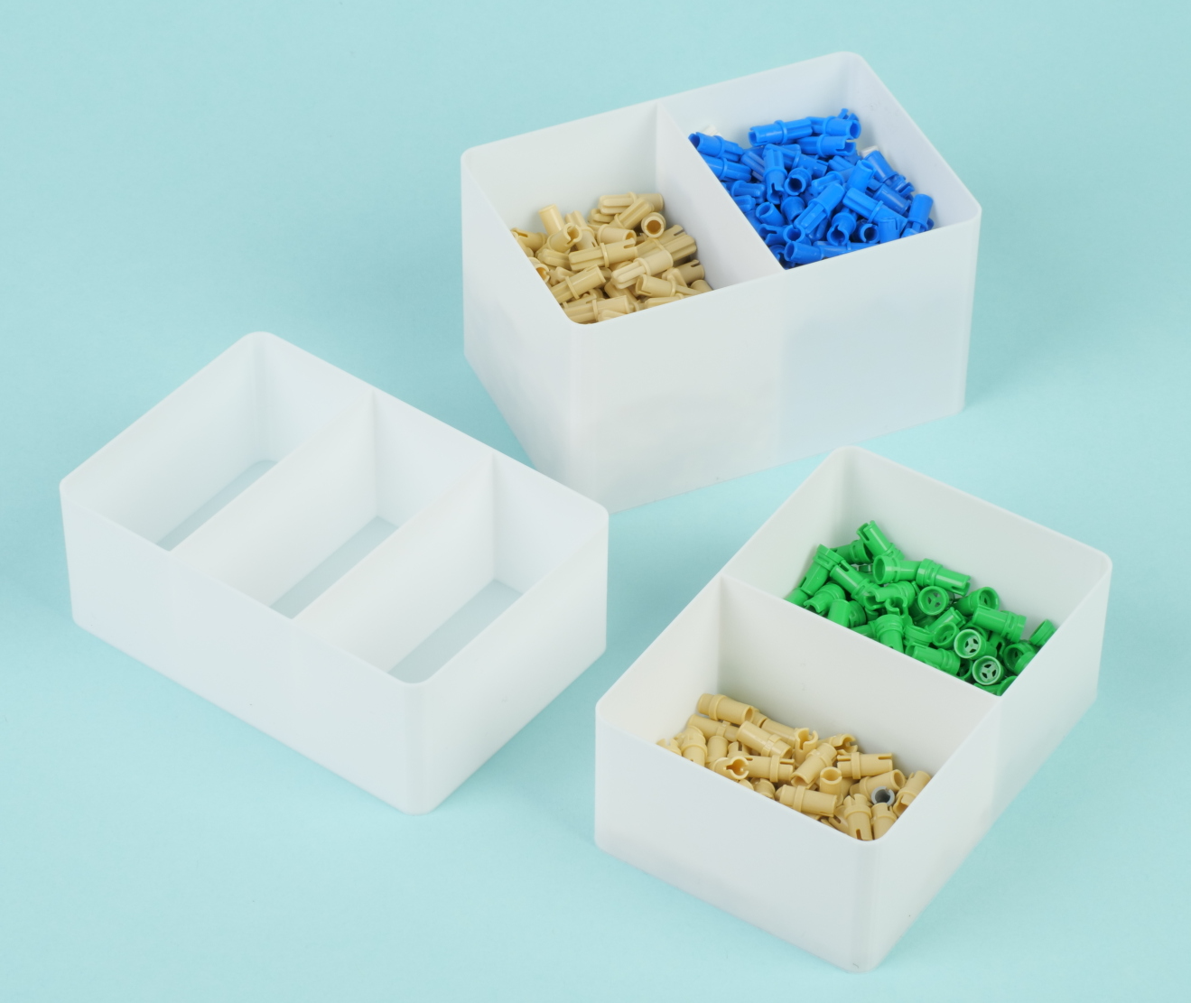 Small component inserts for Really Useful Boxes scrapbook drawers