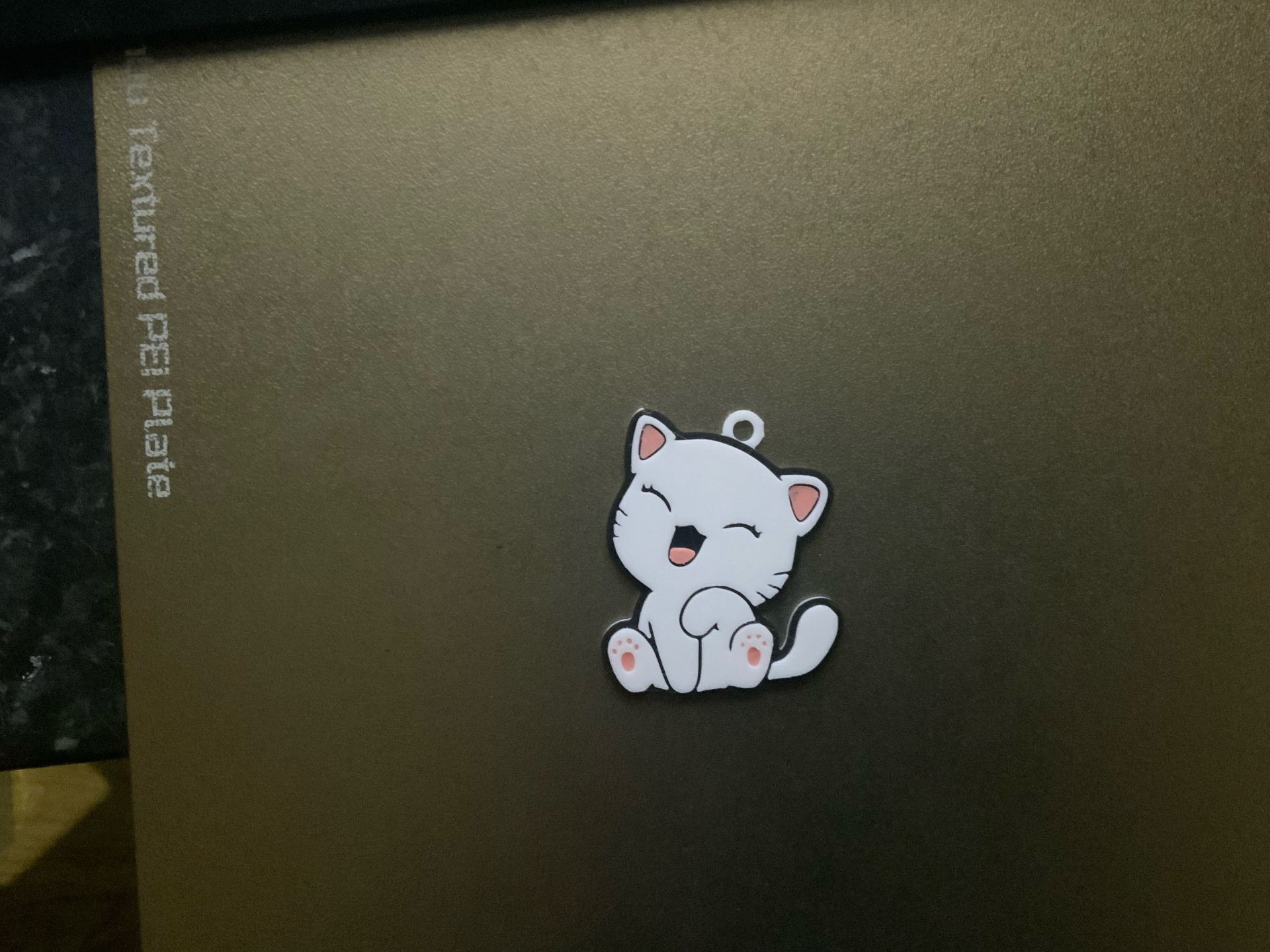cute cat - keychain / necklace charm (free for commercial use)