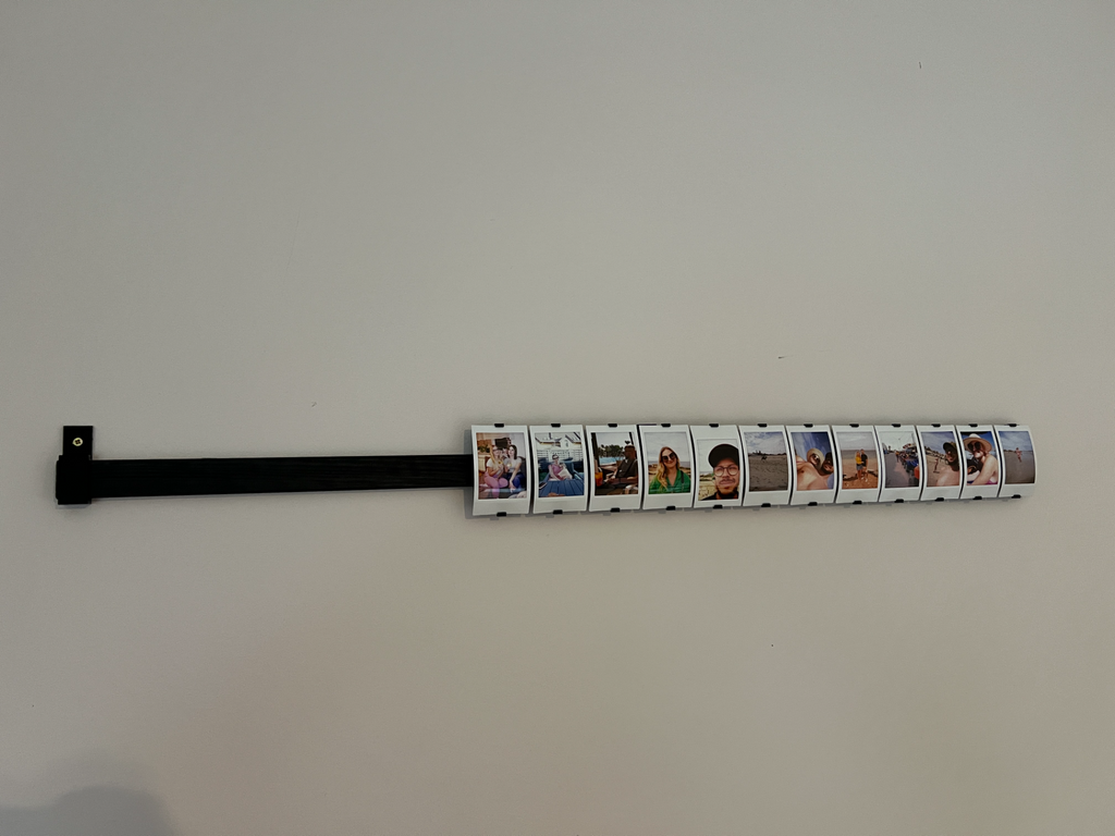 Instax mini photo holder for wall