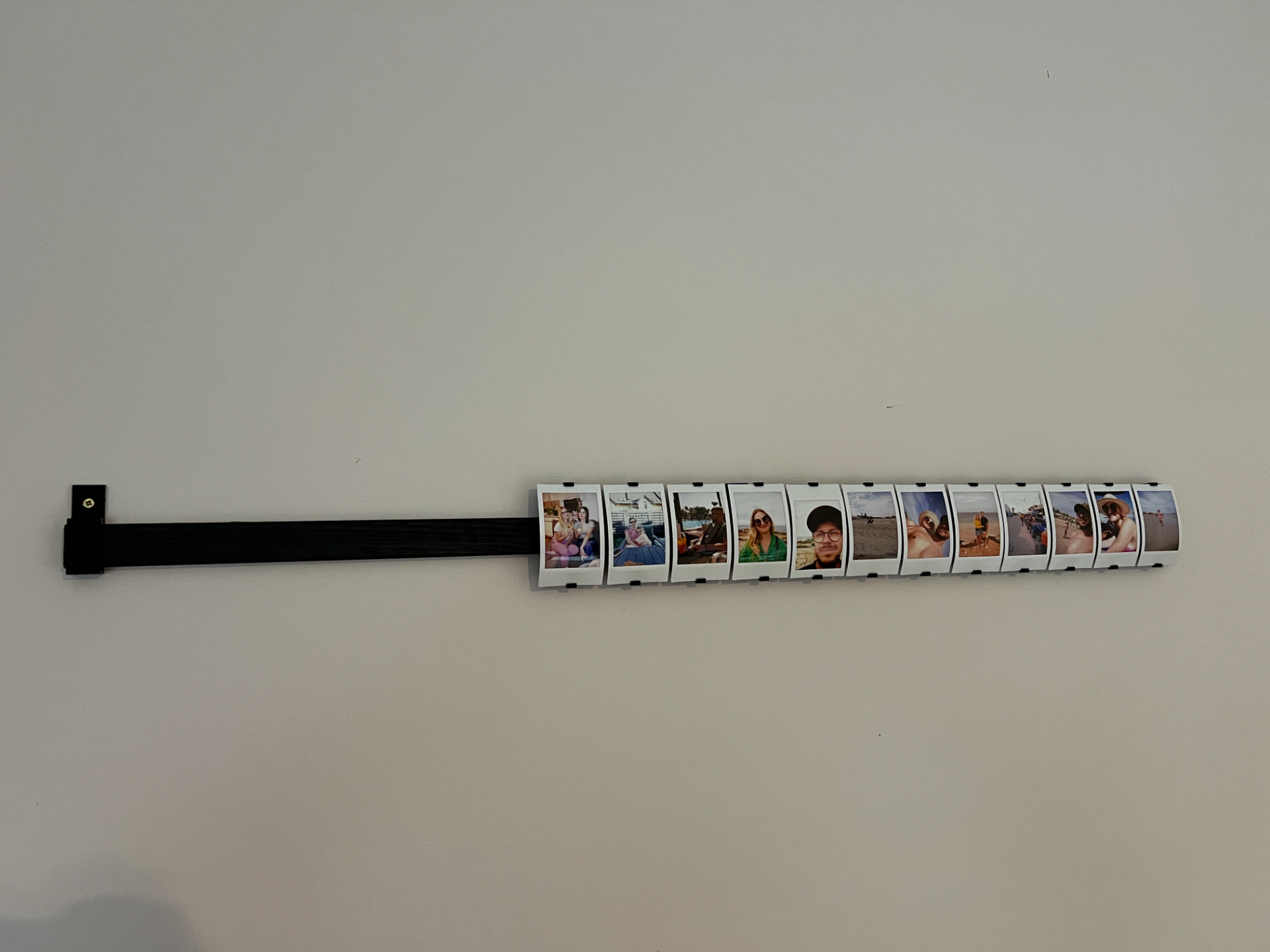 Instax mini photo holder for wall