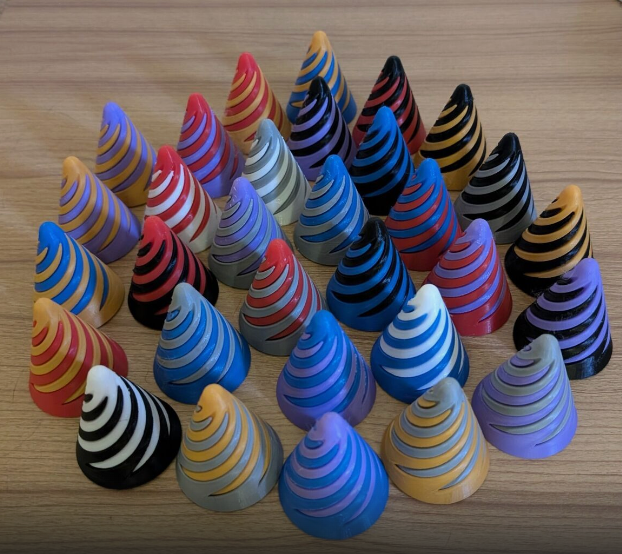 Fidget spiral cone (MULTIPLE, for a party)