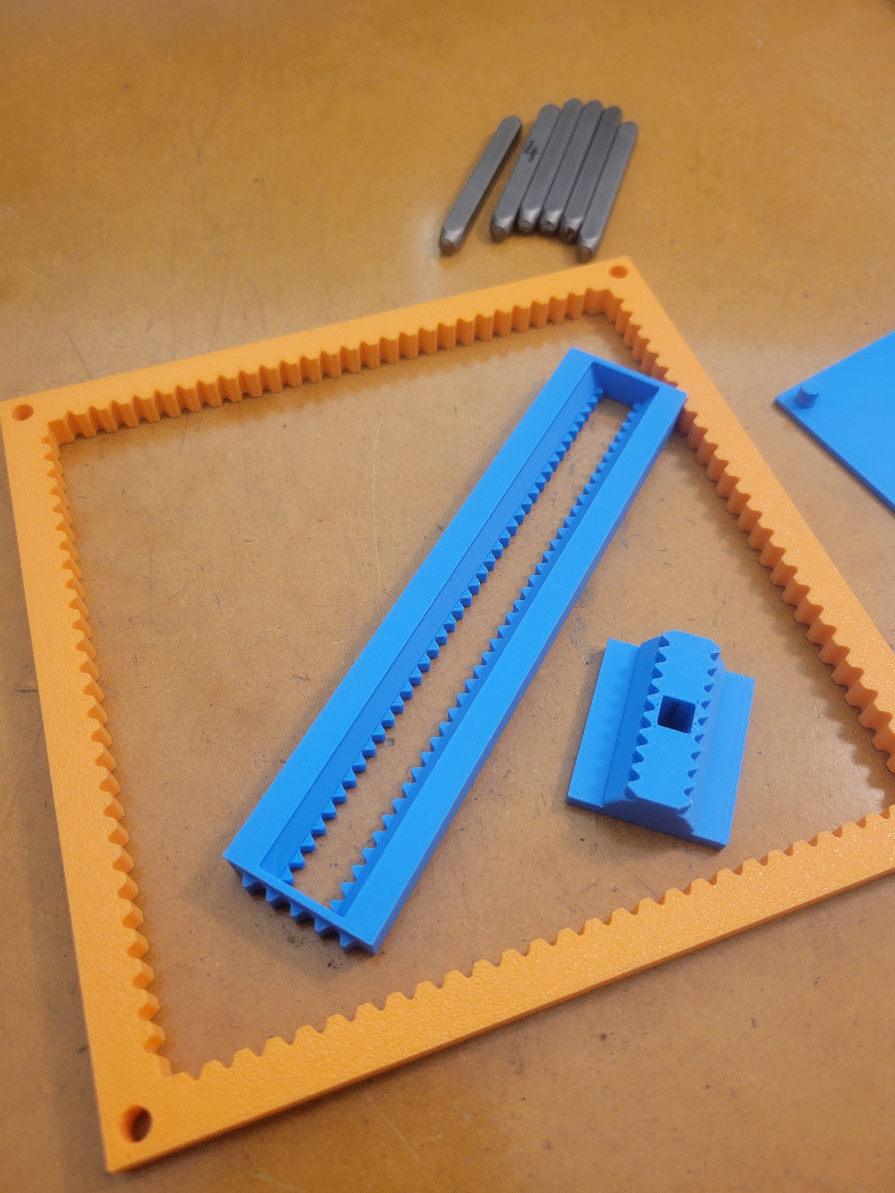 Metal Letter Stamping Jig Precision Alignment Tool