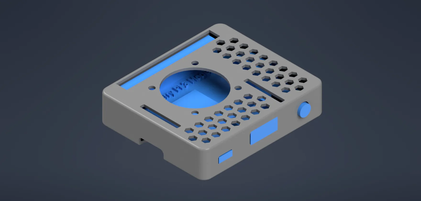 Raspberry Pi 3A+ case + mount 4040 extrusion