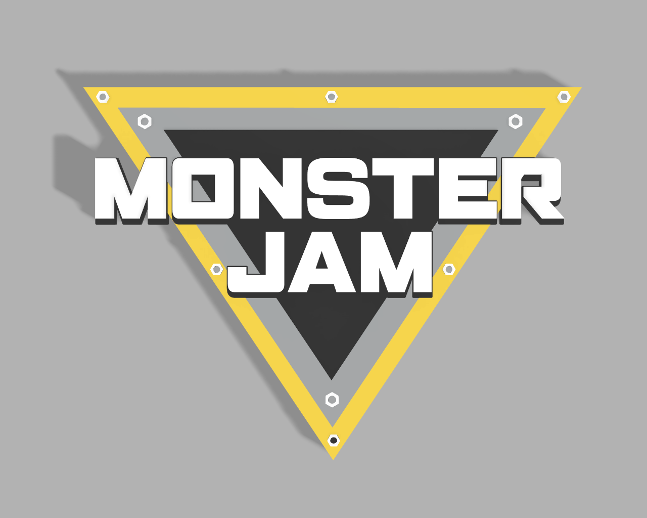 Monster Jam 3D Sign