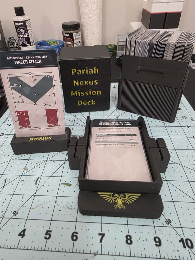 War Hammer Game Card Holder for Sleeved Deck