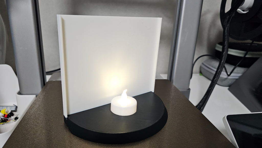 Background for curved Lithophane