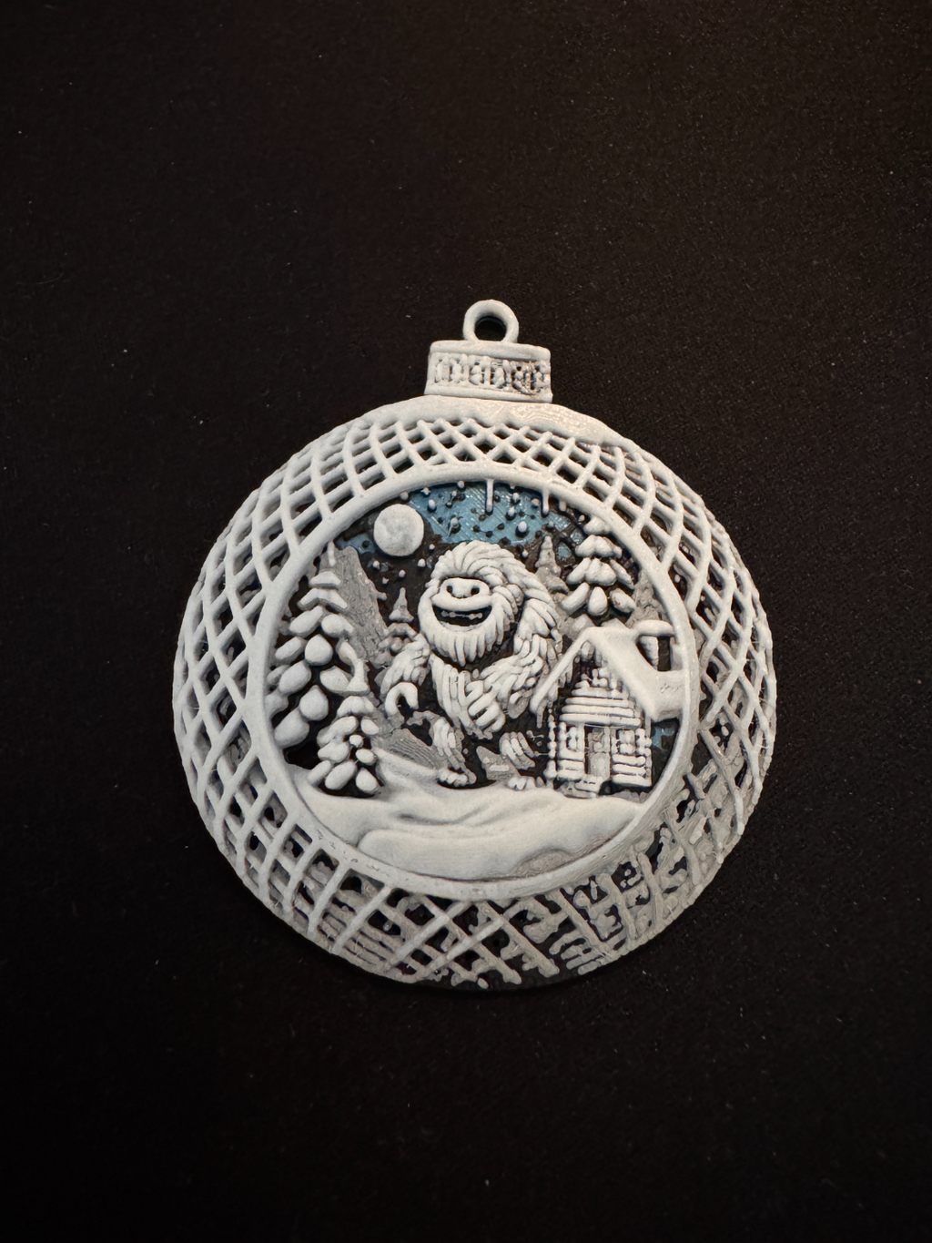 Christmas Yeti Bauble/Ornament