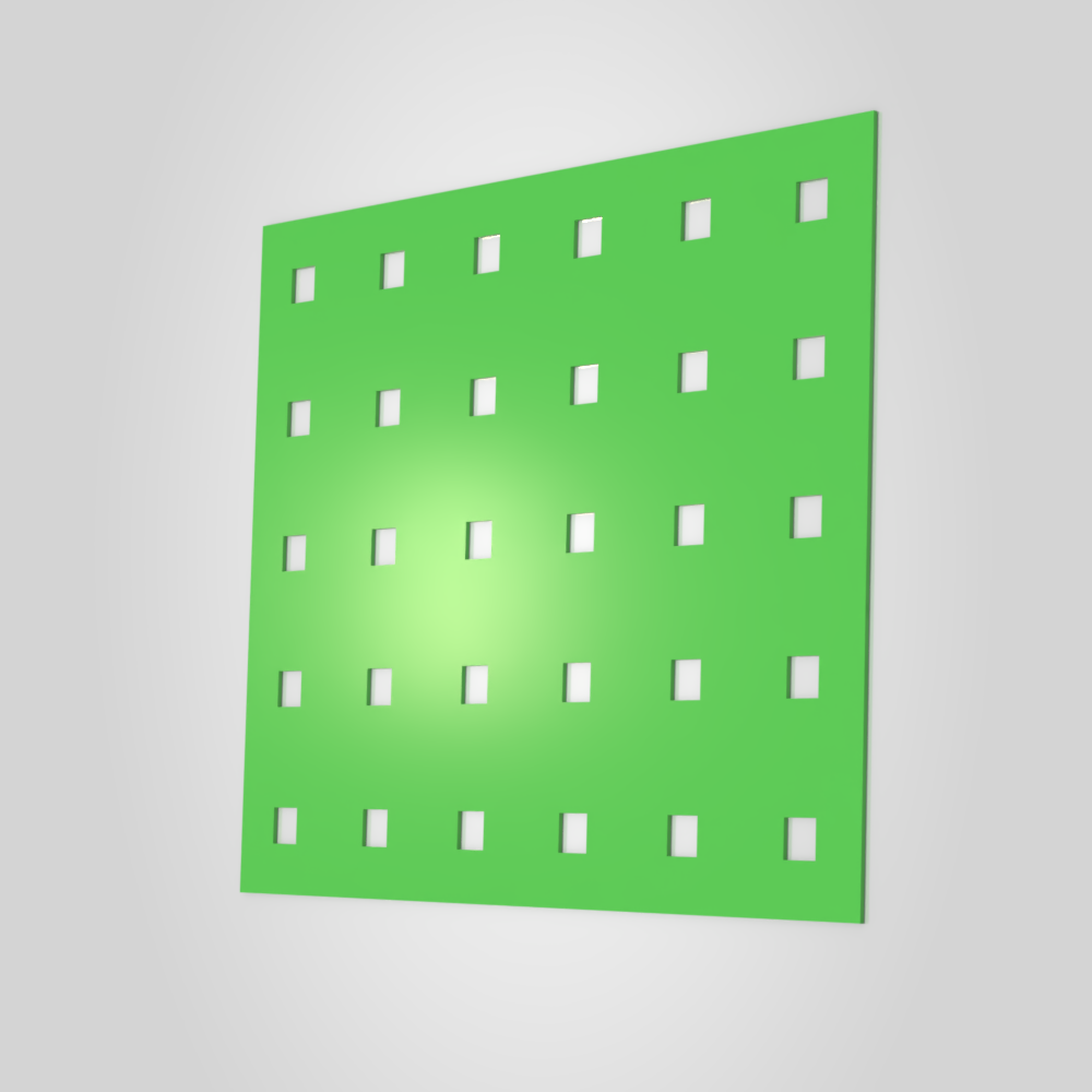 Square Pegboard