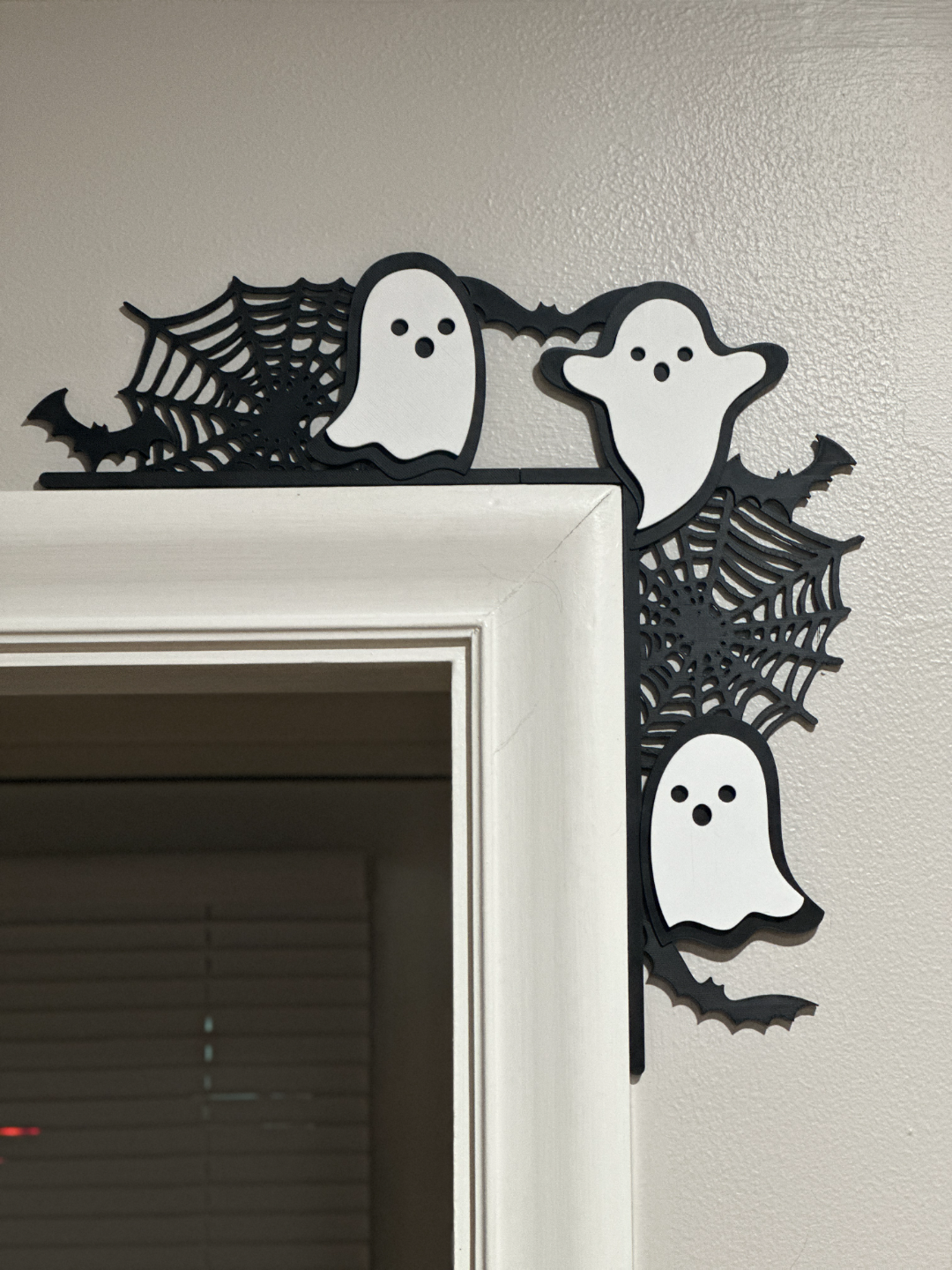 Halloween Door Decor - Ghost/Spiderweb/Bat