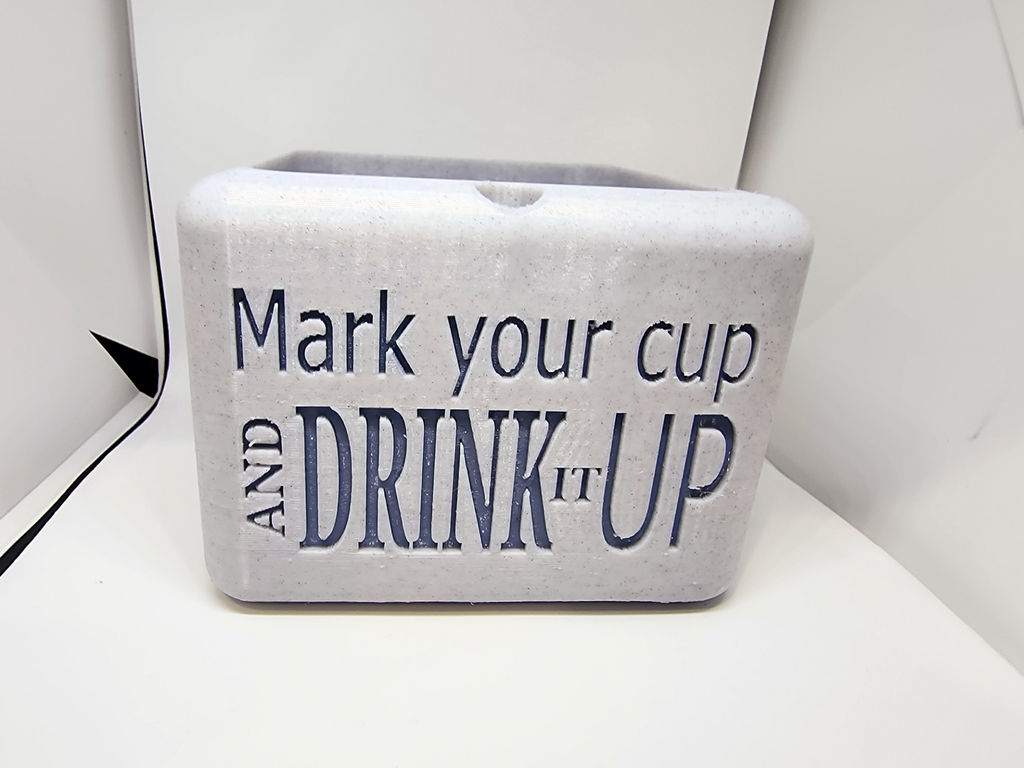 Red Solo Cup Holder W/ Marker