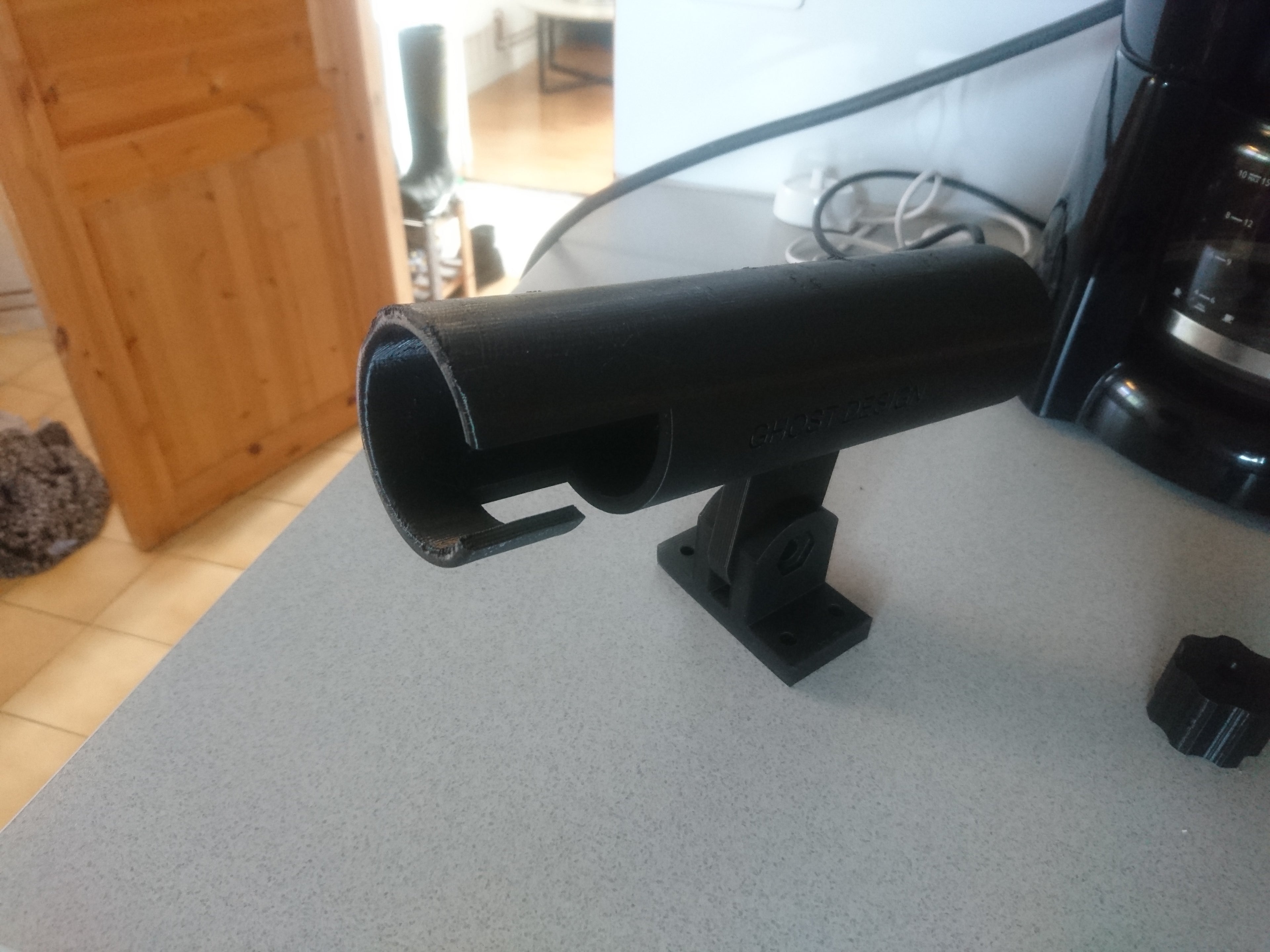 Fishing rod holder for boat