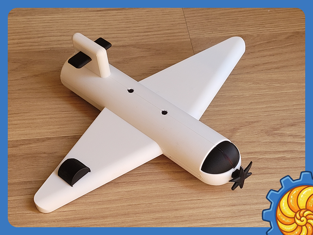 my drone plane - 6yo's First 3D Drawings