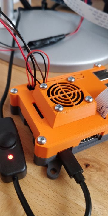 Raspberry Pi 3b Case - fan cover