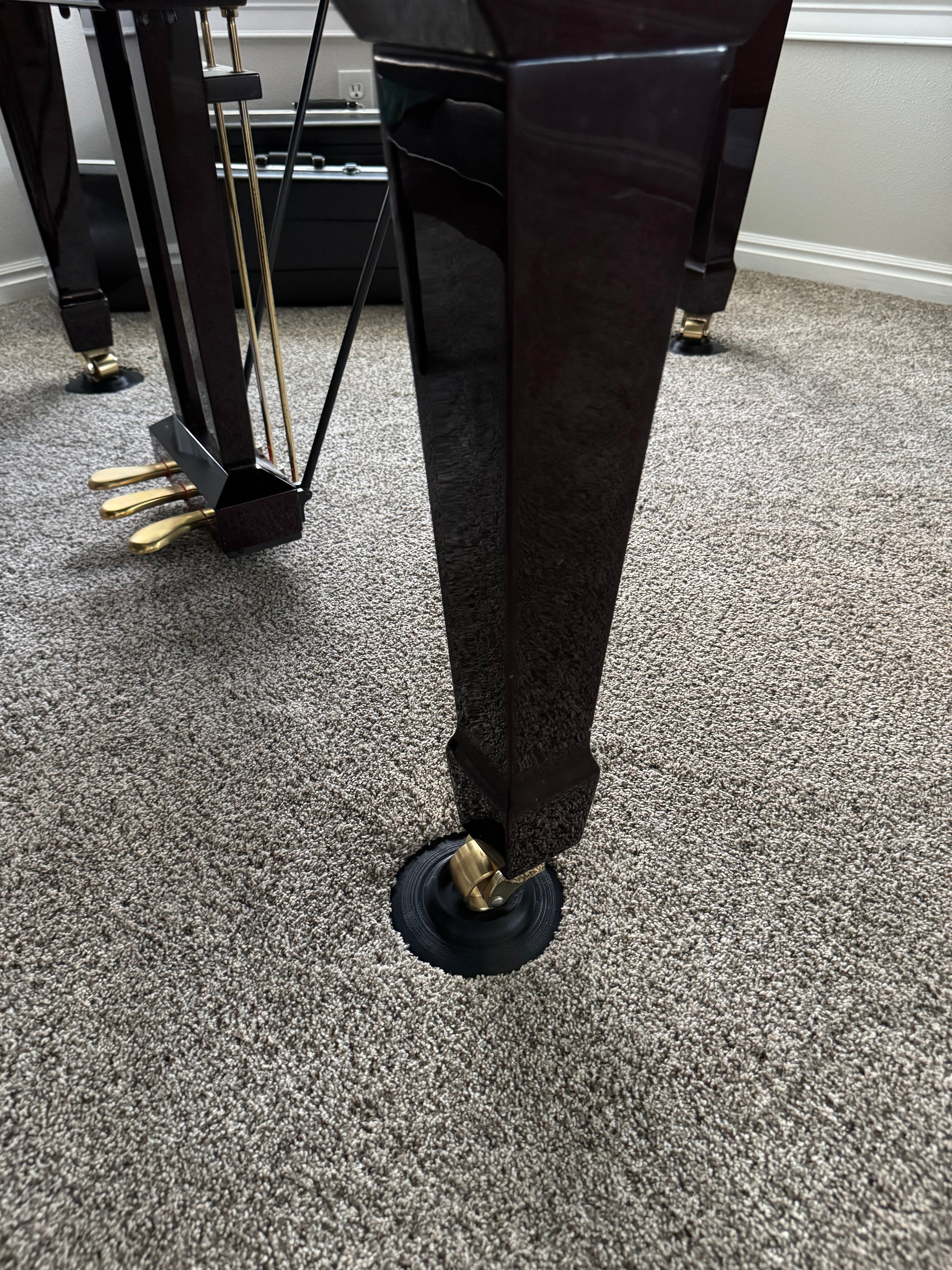 Piano Caster Cup Holder