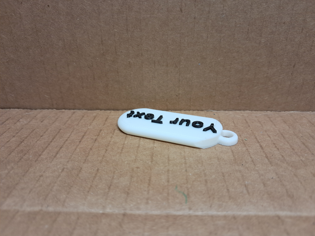 Small Customizable Keychain