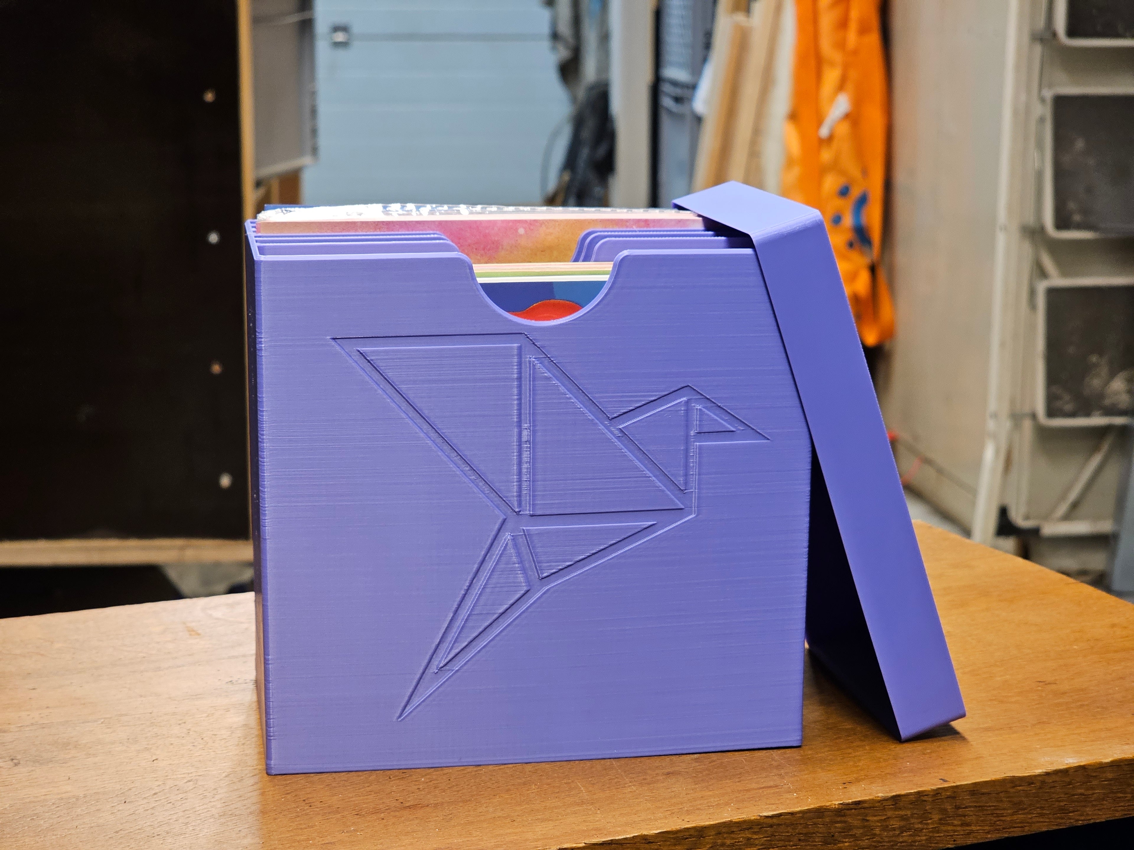 Origami folding paper storage box