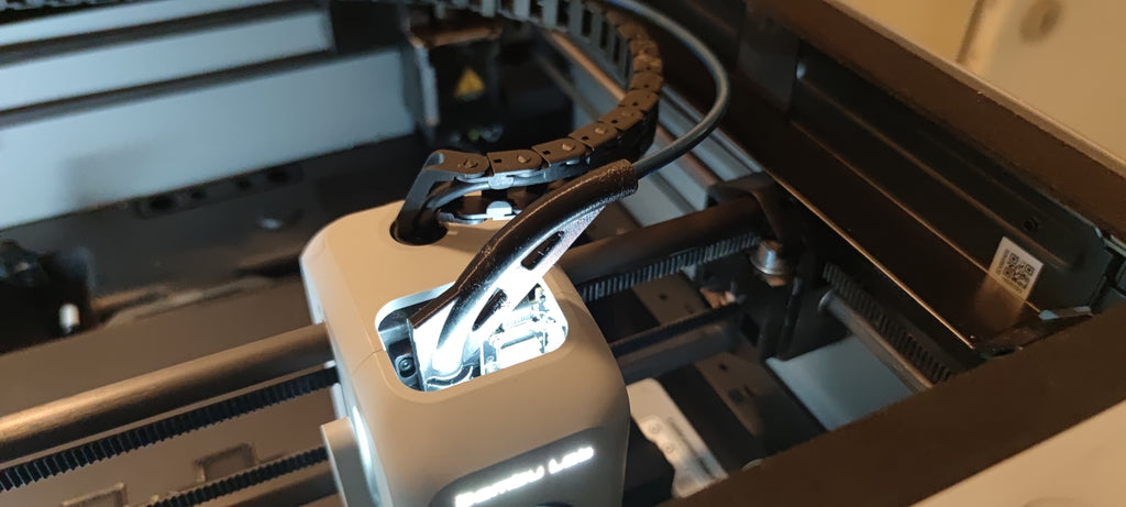 NEW - X1 PTFE Tube protection V3 (stable, medium bow) print head