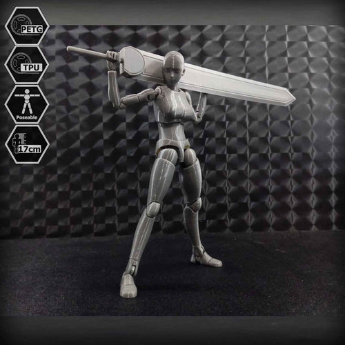 1/10 Scale TPU Joint Action Figure E.V.A 02