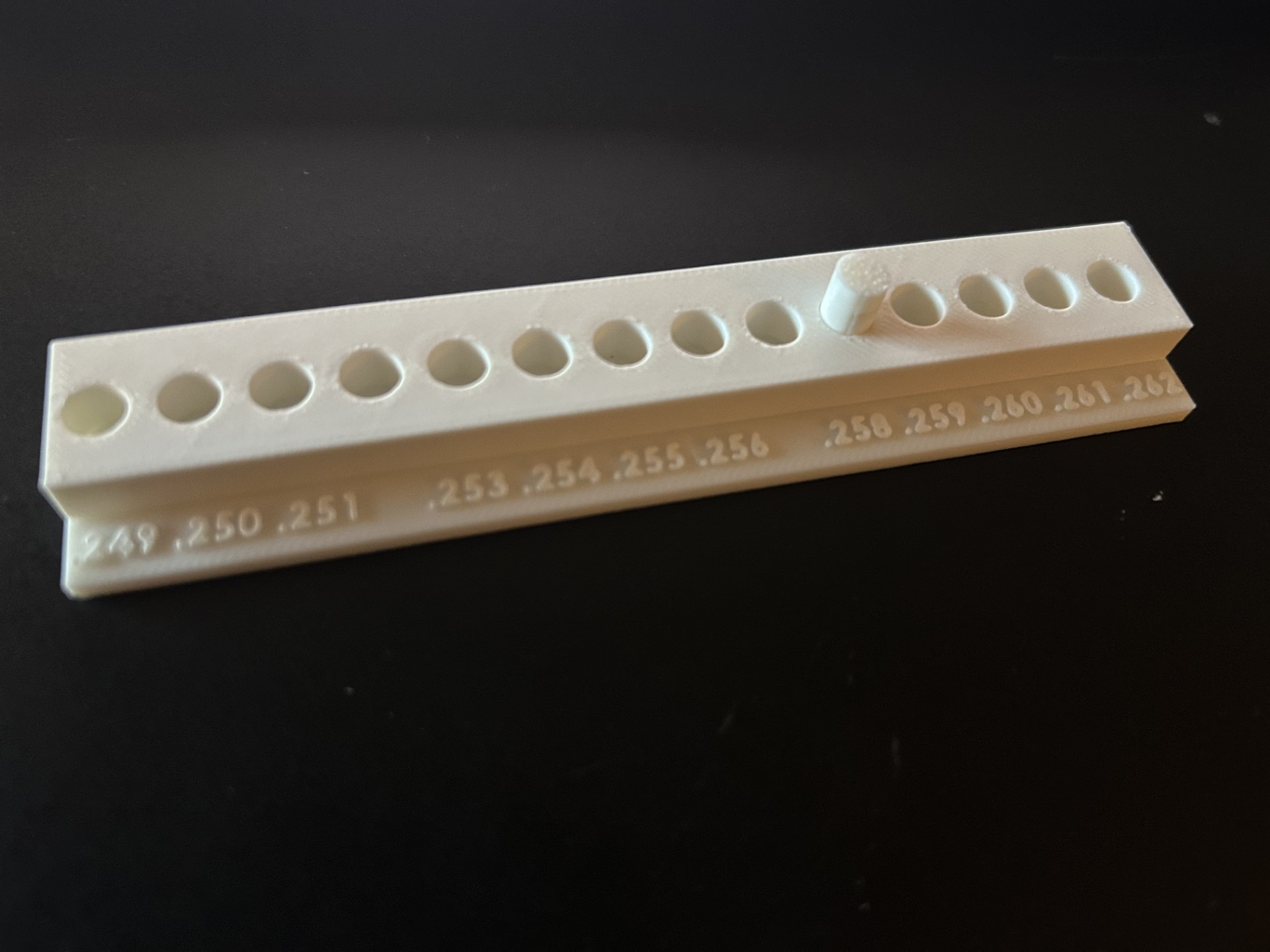 1/4 Inch Dowel Test Gauge