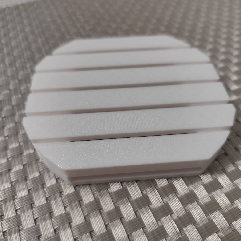 Rounded Pallet-Style Coaster 3D Printable Cup Mat
