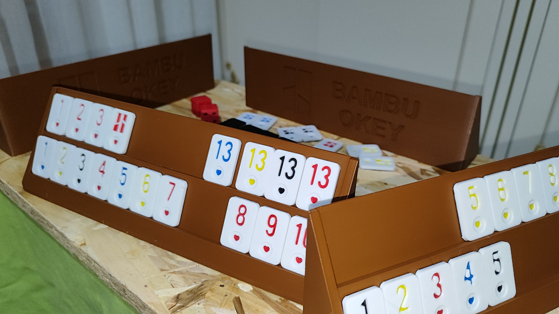 USTUN3D Bambu Okey (Rummikub)