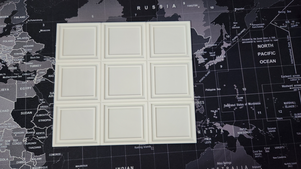 Paneled Ceiling or wall (for miniatures)