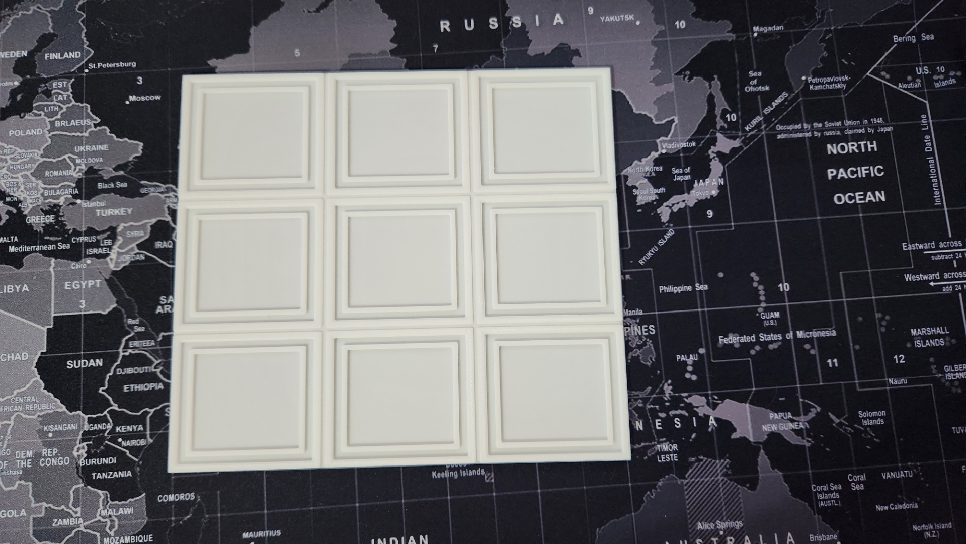 Paneled Ceiling or wall (for miniatures)