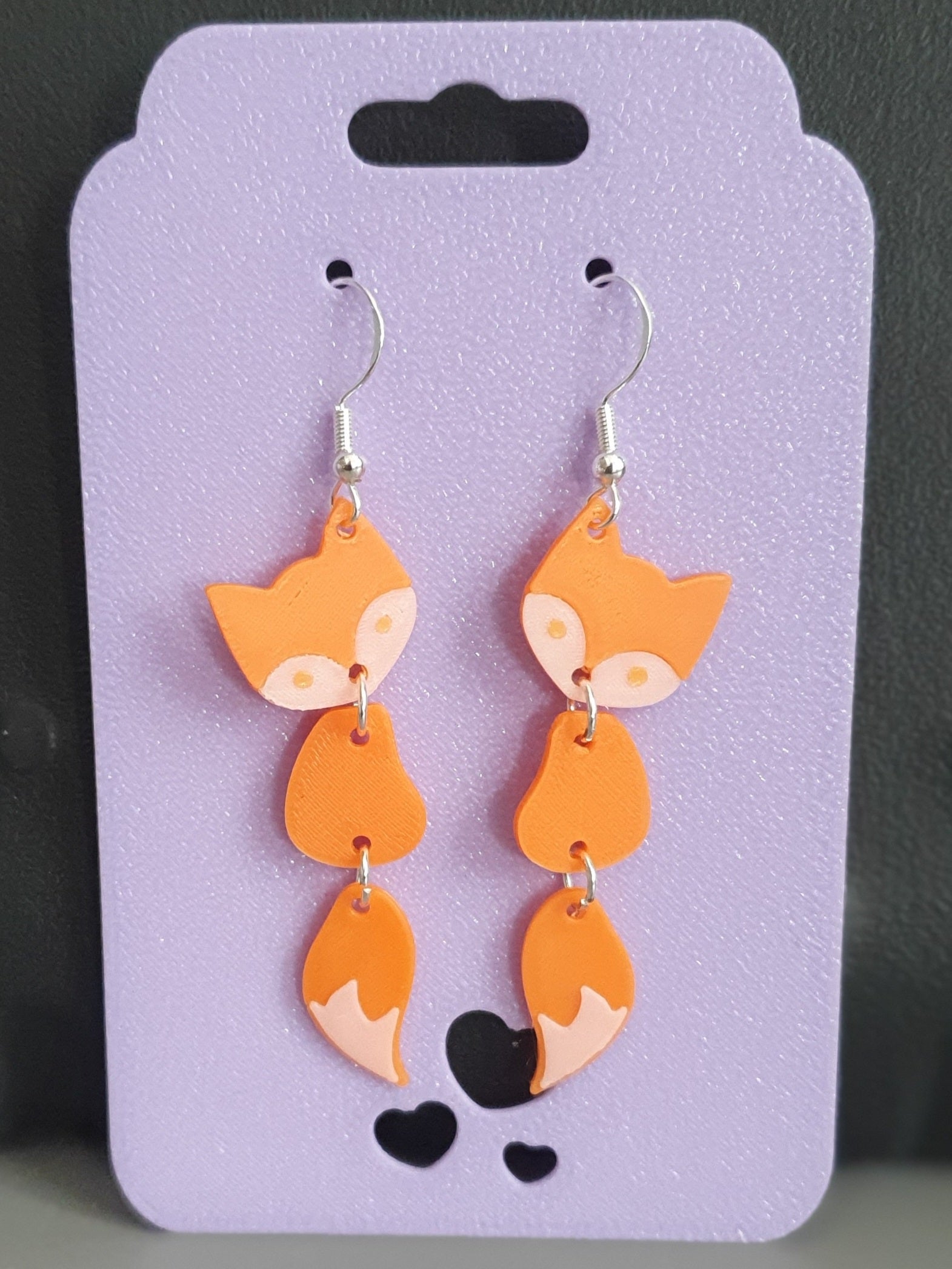 Long & short earrings display Stand - 18min print!