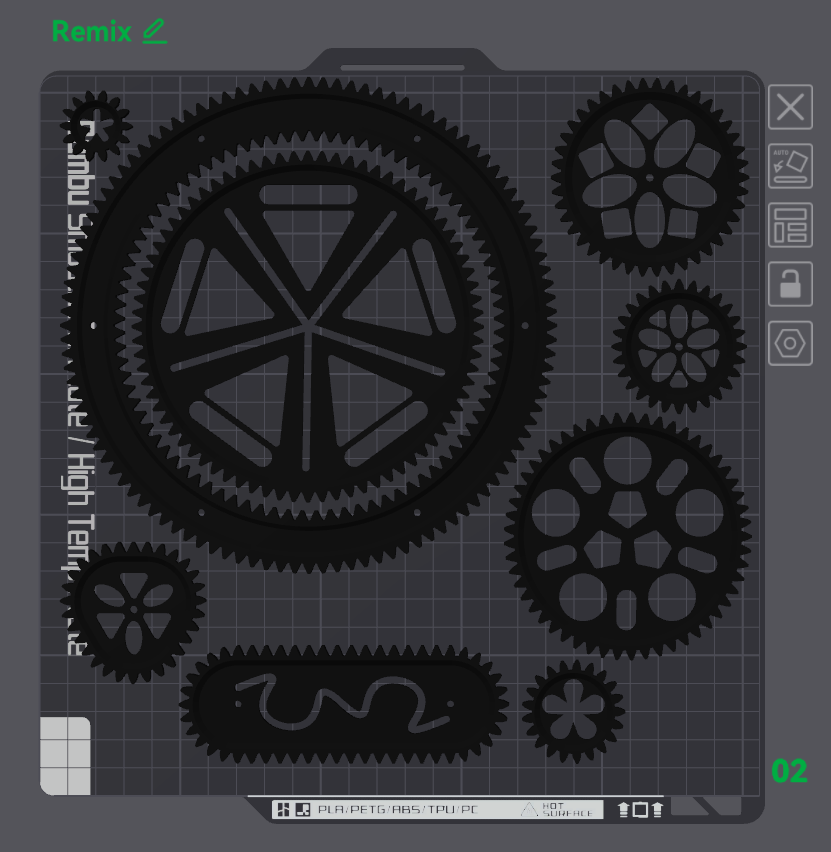 Spirograph With Complex Internal Shapes Remix