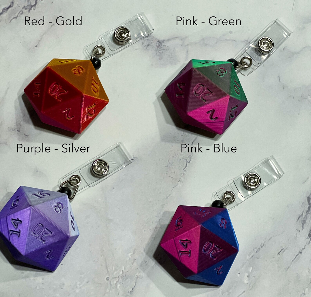 D20 Badge Reel Cover