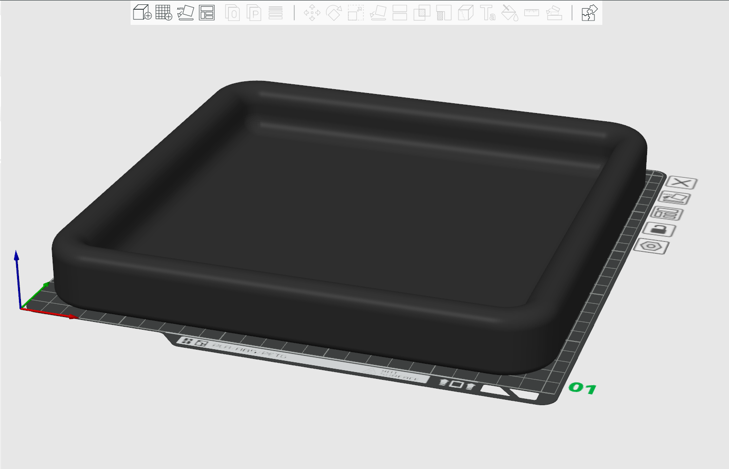 Minimalist Large Key Tray
