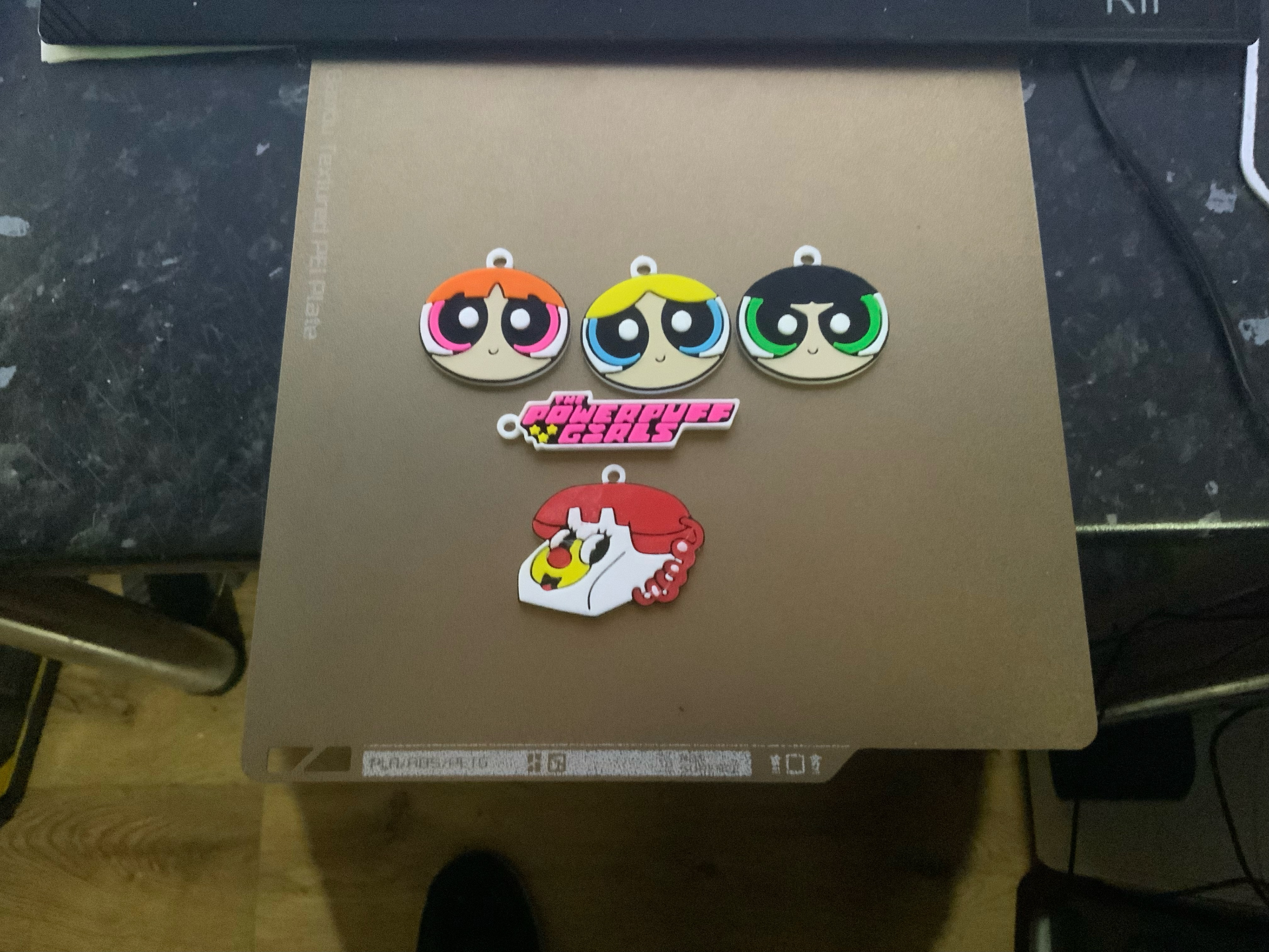 power puff girls keychains/charms(free commercial)