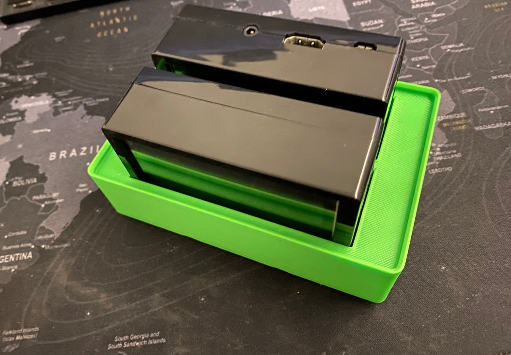Gridfinity Raspberry Pi x2 with case and screen