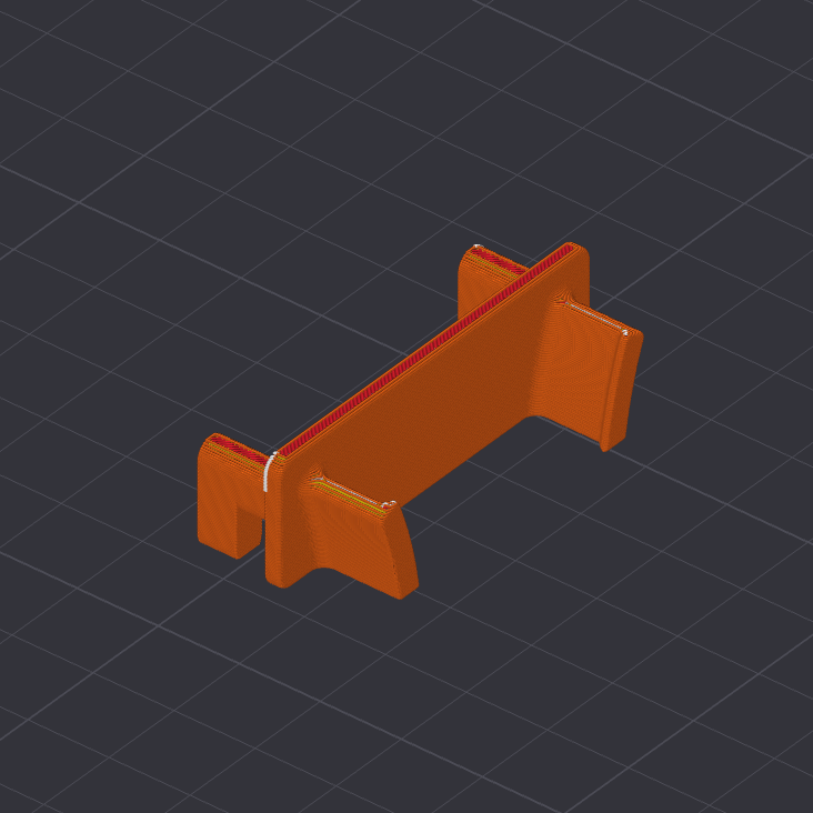 Plastic Razor Blade Scraper Skadis Holder