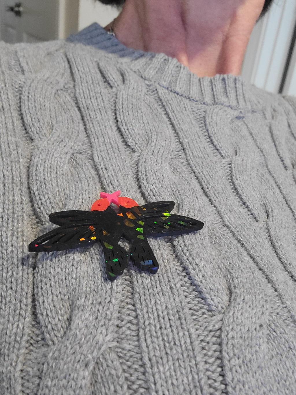A little Humming Bird on my Shoulder