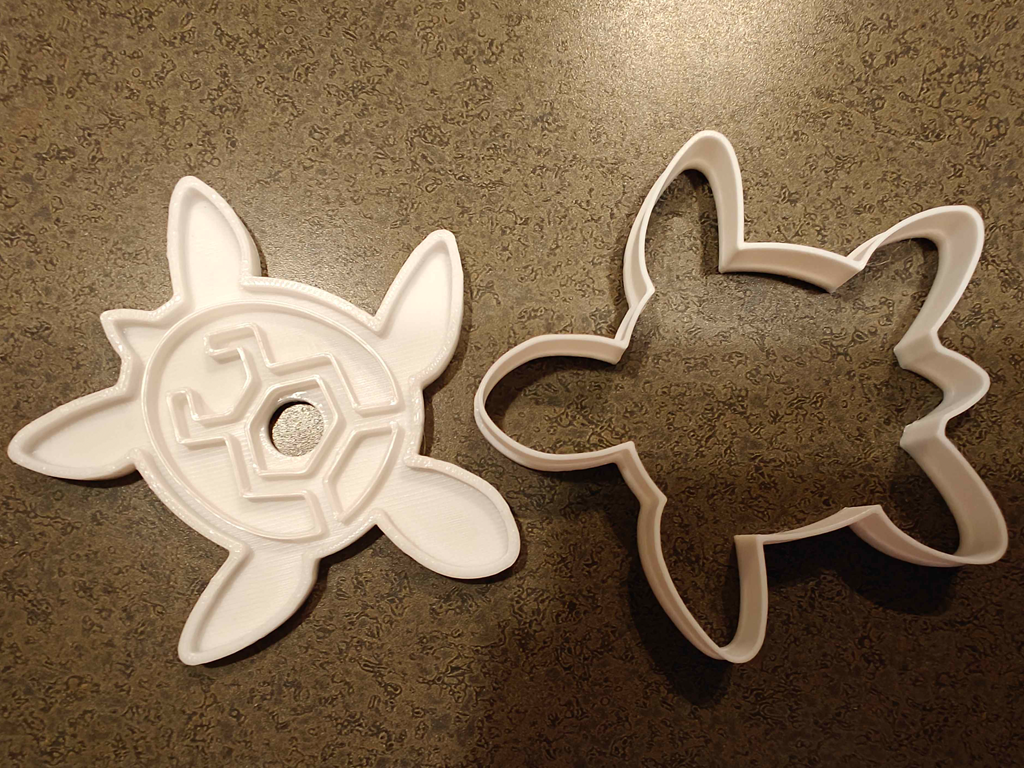 Sea Turtle Cookie Cutter and Stamp