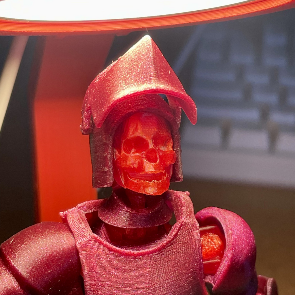 Medieval Knight Skull Insert