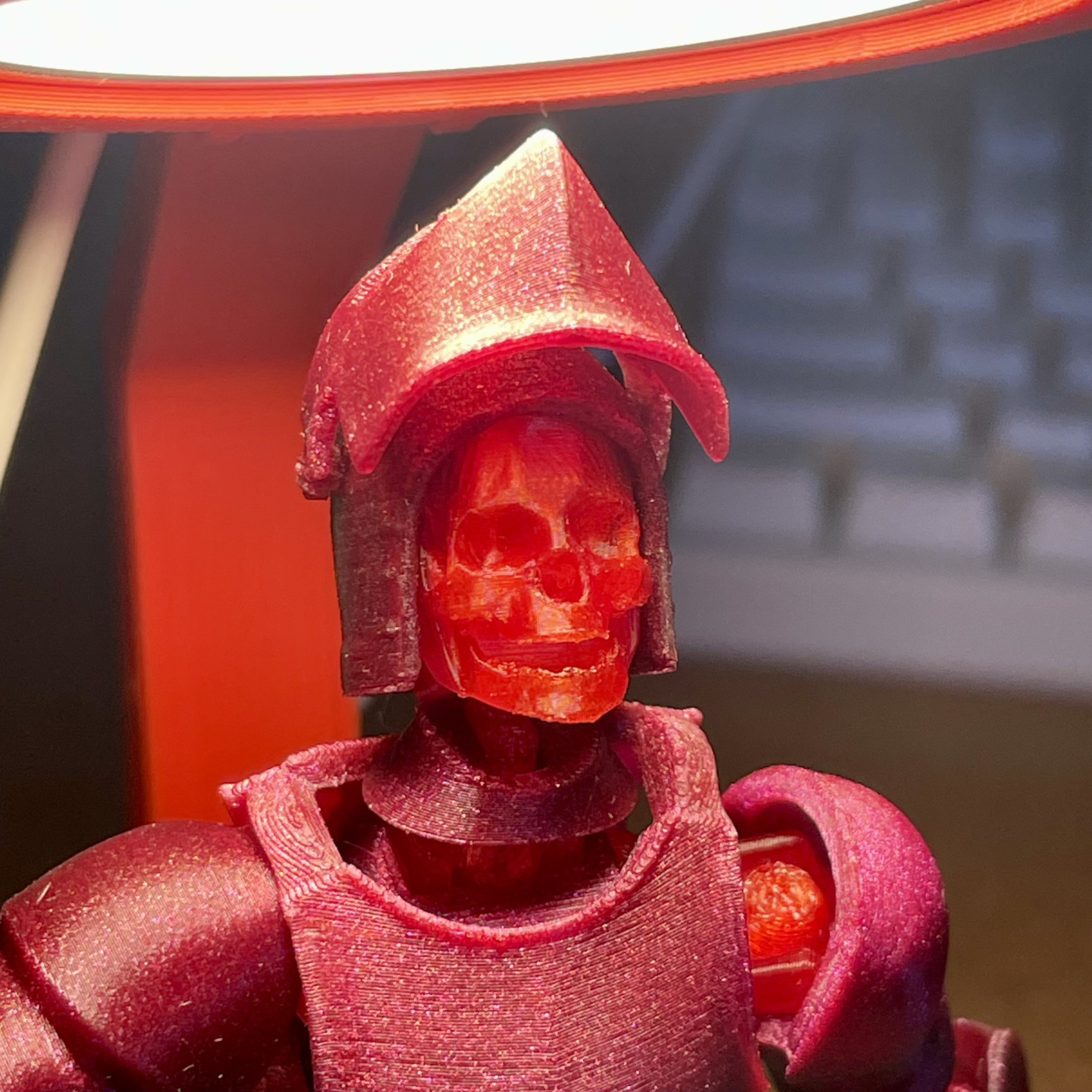 Medieval Knight Skull Insert