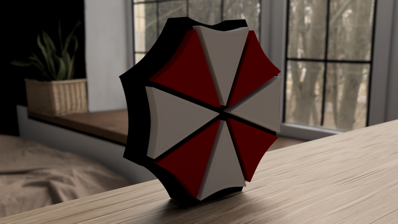 Umbrella Corp. Logo decoration (Resident Evil)