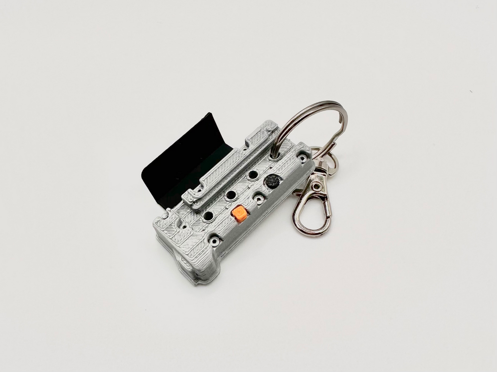 K20 Valve Cover Keychain
