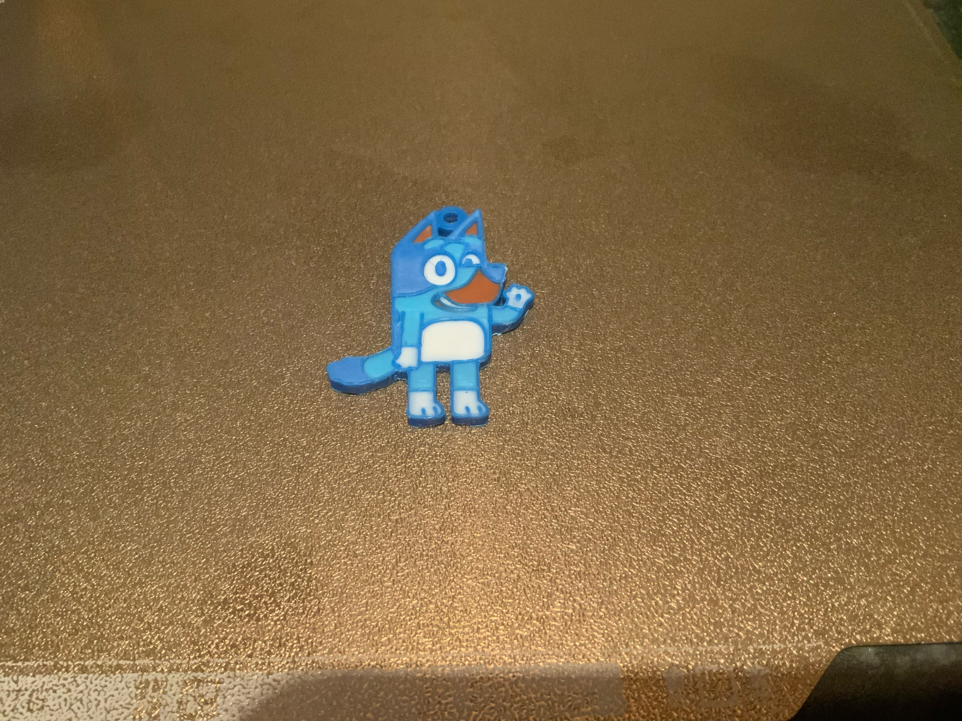 bluey keychain keyring / necklace charm