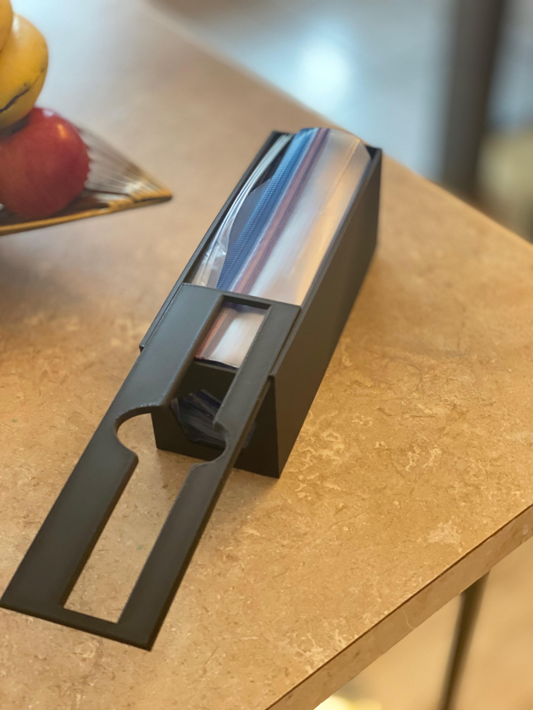 Ziplock Organizer/dispenser box