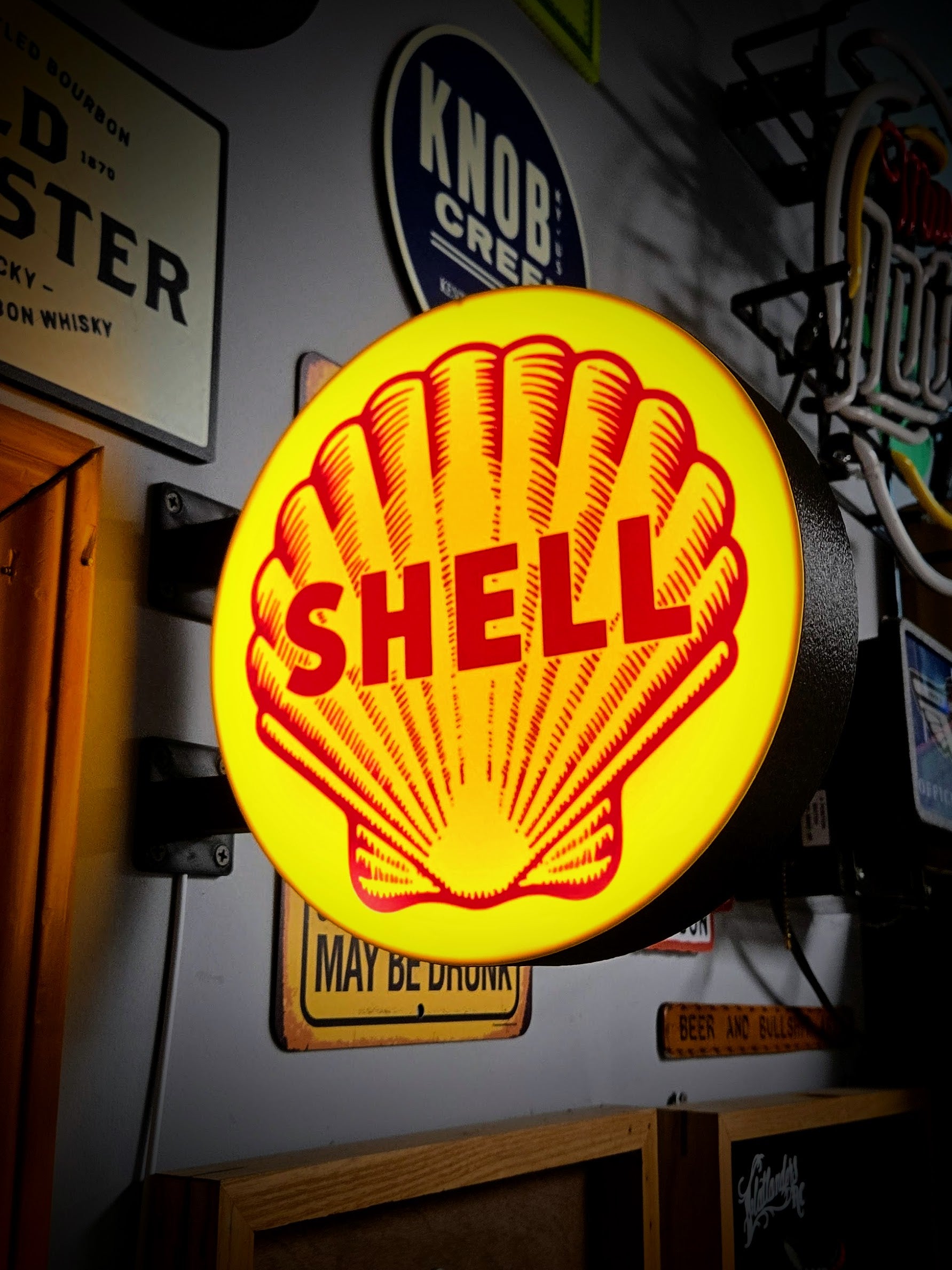 SHELL LOGO - 2-Sided Gas Station Lightbox Sign