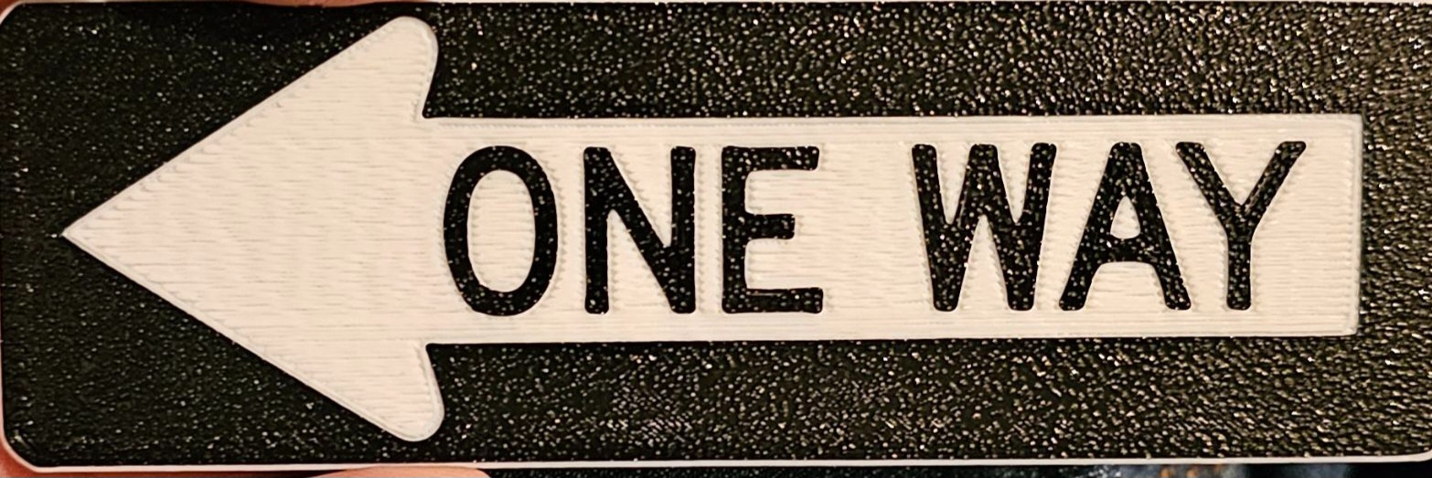 One Way Sign