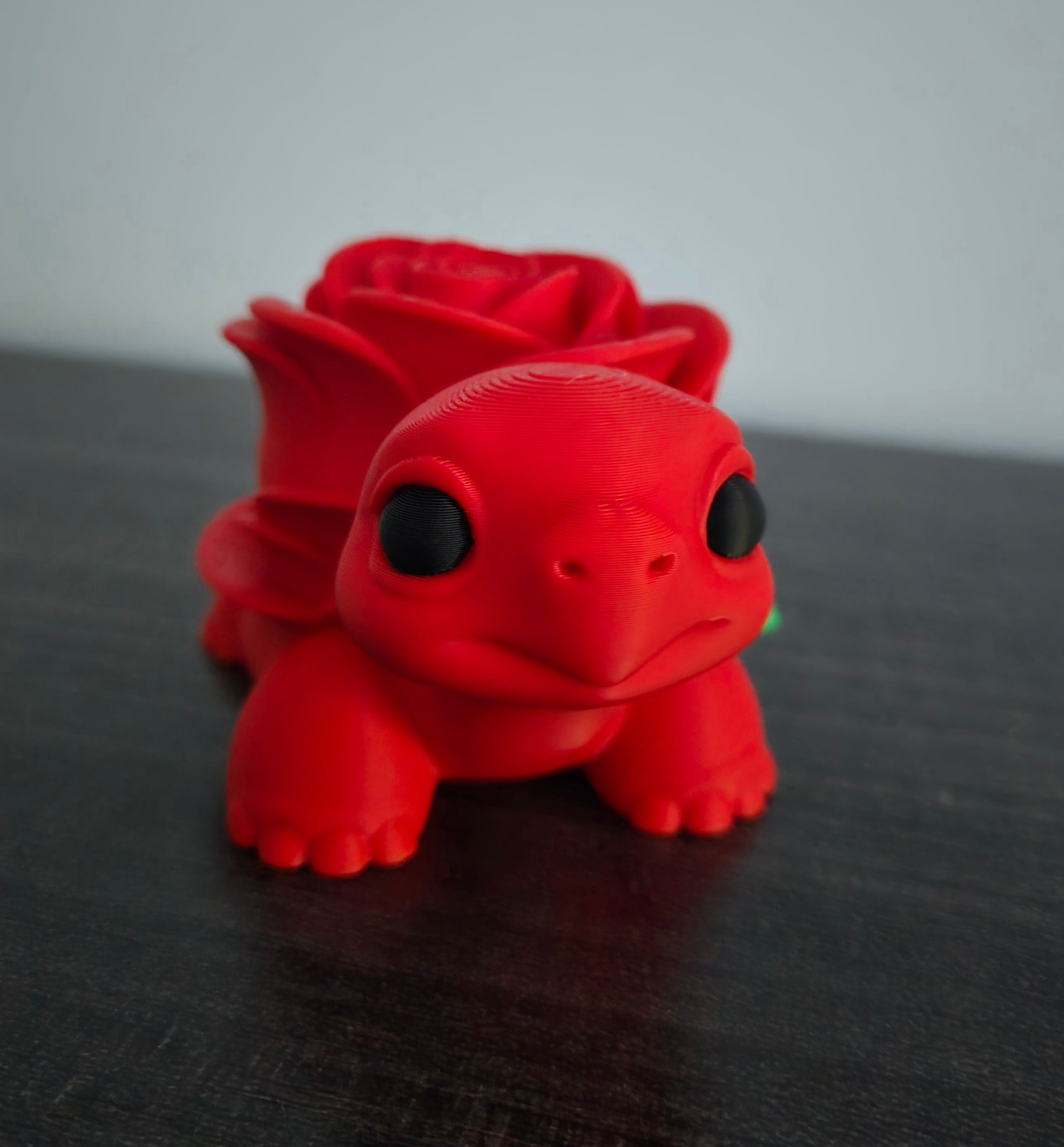 Rose Shell Turtle – Cute Floral Turtle Figurine