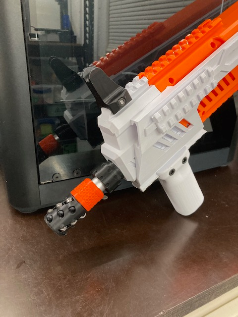Extended Aeon Pro Front barrel with nut.