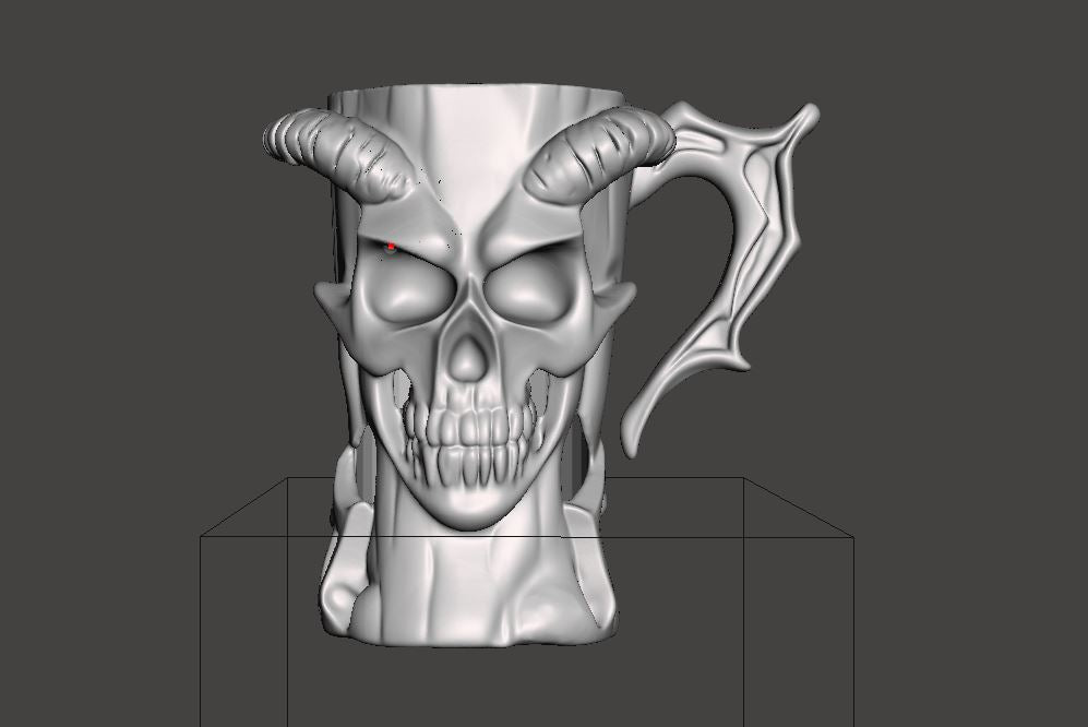Longhorn Demon Skull Can Holder (0,5L cans)