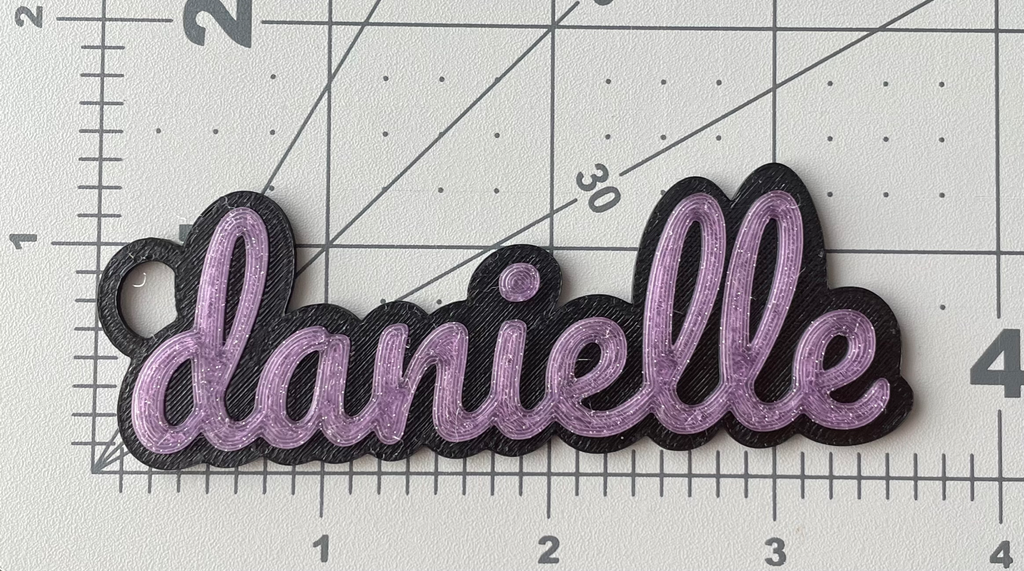 DANIELLE keychain